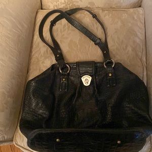 Black leather dressy women’s purse